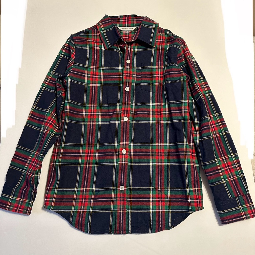 Janie and Jack Holiday Button down